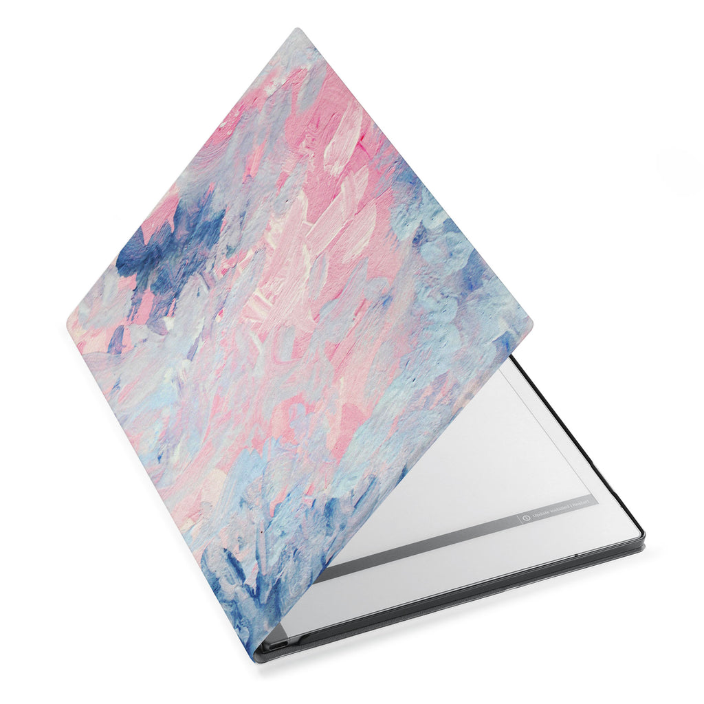 The Personalized VistaCase reMarkable Pen Holder CasewithOil Painting Abstract design adds a touch of elegance to your device.