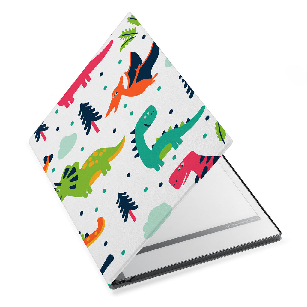 The Personalized VistaCase reMarkable Pen Holder CasewithDinosaur design adds a touch of elegance to your device.