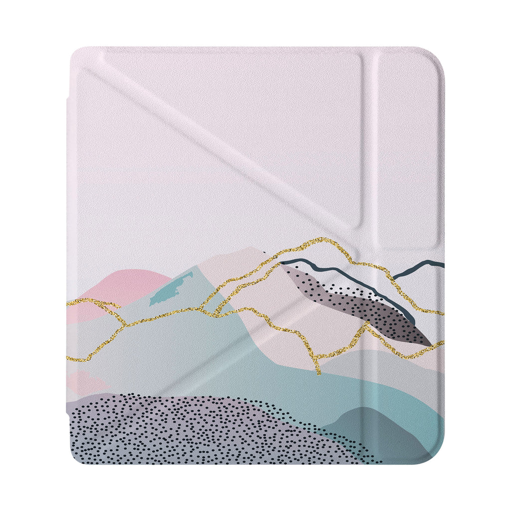 front view of personalized Kobo case with Marble Art design