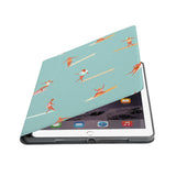Auto wake and sleep function of the personalized iPad folio case with Summer design
