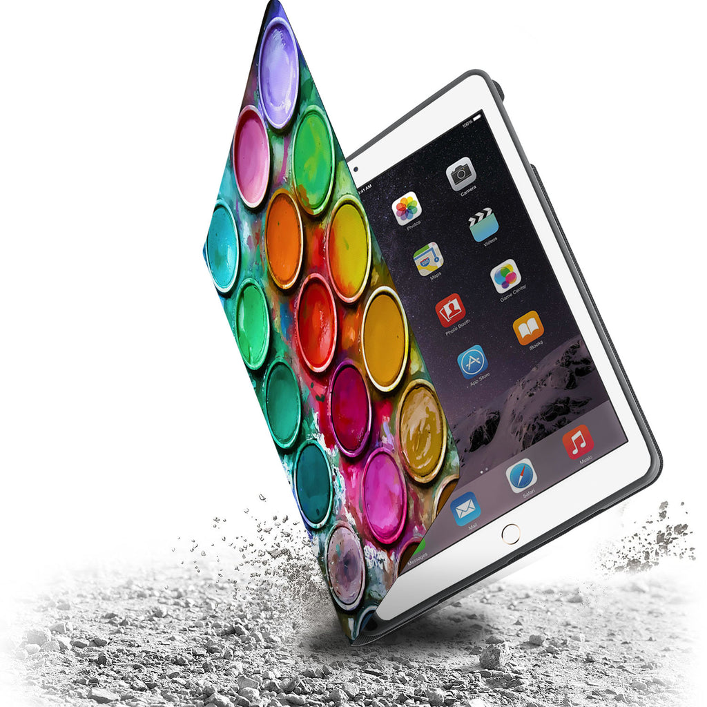 Drop protection from the personalized iPad folio case with Science design
