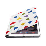 Auto wake and sleep function of the personalized iPad folio case with Geometry Pattern design