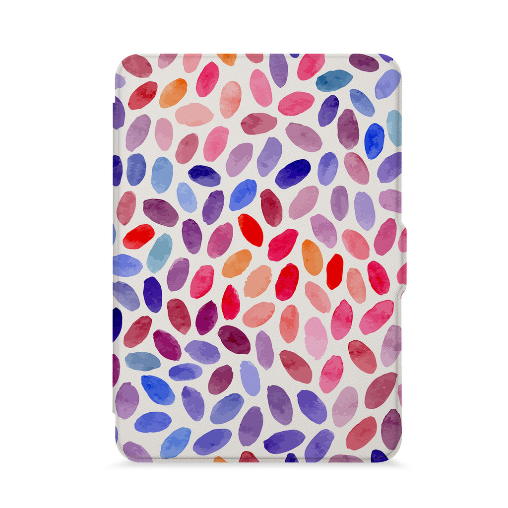 front view of personalized kindle paperwhite case with 03 design - swap