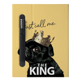 The Personalized VistaCase reMarkable Pen Holder Case with Dog Fun design features a built-in Marker pen holder,