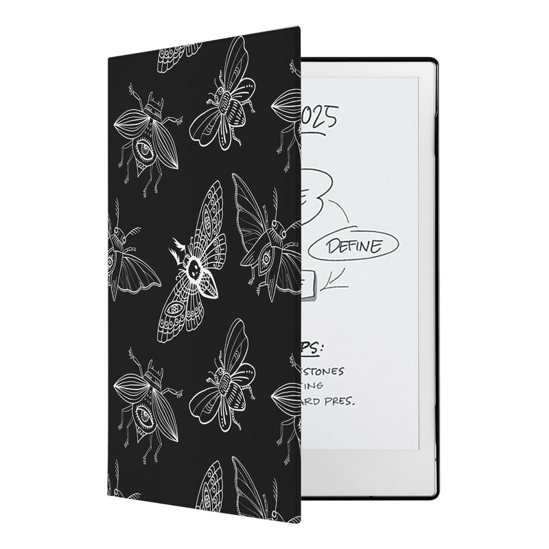 swap - The Personalized VistaCase reMarkable Pen Holder Case is adorned with a vibrant and intricately detailed Animal Skeleton design