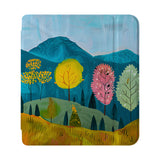 front view of personalized Kobo case with Colorful Mountain design