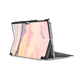 the back side of Personalized Microsoft Surface Pro and Go Case in Movie Stand View with Australia Oil Painting design - swap