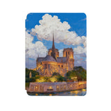 the front side of Personalized Microsoft Surface Pro and Go Case with France Famous Attractions design