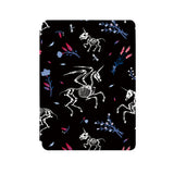 the front side of Personalized Microsoft Surface Pro and Go Case with Animal Skeleton design