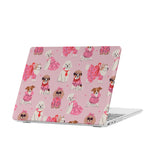 personalized microsoft laptop case features a lightweight two-piece design and Lovely Dog print