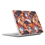 The #1 bestselling Personalized microsoft surface laptop Case with Sushi Cats design