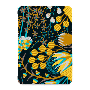 the front view of Personalized Samsung Galaxy Tab Case with Autumn Leaves design