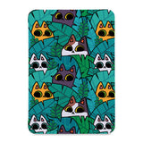 the front view of Personalized Samsung Galaxy Tab Case with Sushi Cats design