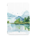 the front view of Personalized Samsung Galaxy Tab Case with Landscape design