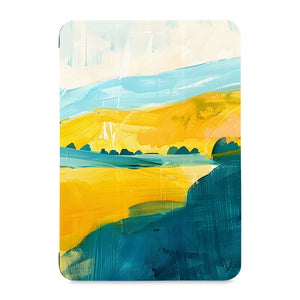 the front view of Personalized Samsung Galaxy Tab Case with Abstract Painting design