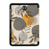 the back view of Personalized Samsung Galaxy Tab Case with Leaves design