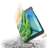 the drop protection feature of Personalized Samsung Galaxy Tab Case with Landscape design