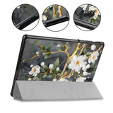 Full, comfortable access to all ports and function buttons with Flower Painting design