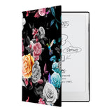 swap - The Personalized VistaCase reMarkable Pen Holder Case is adorned with a vibrant and intricately detailed Black Flower design