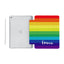 iPad SeeThru Case - Rainbow