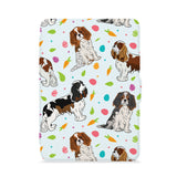 front view of personalized kindle paperwhite case with Lovely Dog design