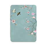 front view of personalized kindle paperwhite case with with Birds design - swap