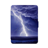 front view of personalized kindle paperwhite case with Nature Wonder design