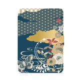 front view of personalized kindle paperwhite case with Japanese Pattern design