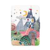 front view of personalized kindle paperwhite case with Fairy Tale design