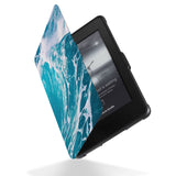 Reinforced rubber bumpers on the corners to protect your Kindle Paperwhite kindle case with Sea Waves design