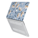 hardshell case with Spring design has rubberized feet that keeps your MacBook from sliding on smooth surfaces