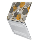 hardshell case with Leaves design has rubberized feet that keeps your MacBook from sliding on smooth surfaces