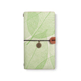 the front top view of midori style traveler's notebook with 4 design